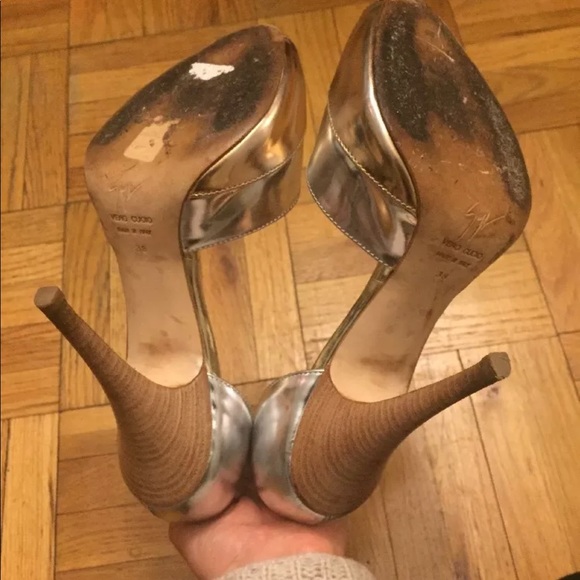 Giuseppe Zanotti peep toe heels size 38 - Picture 6 of 8